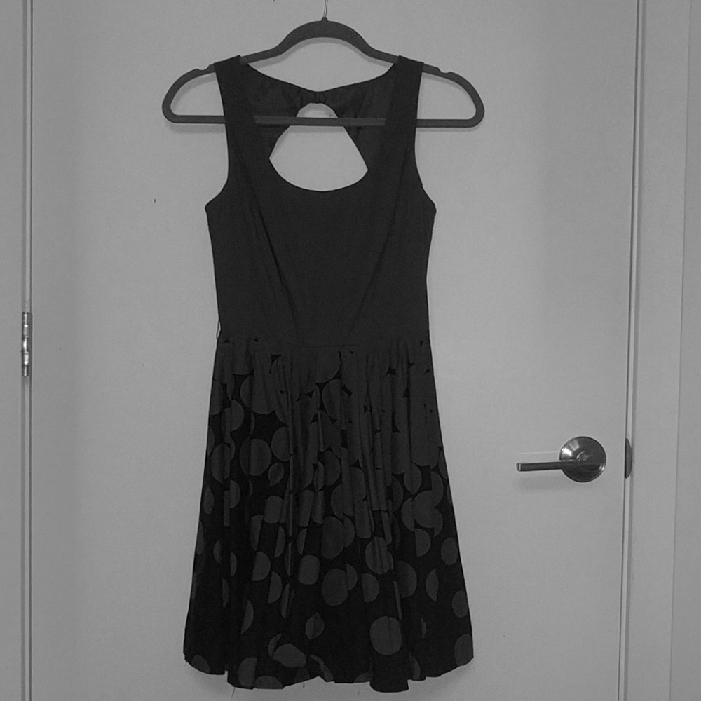 cranberry ans black dress